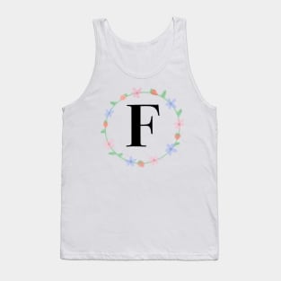 “F” initial Tank Top